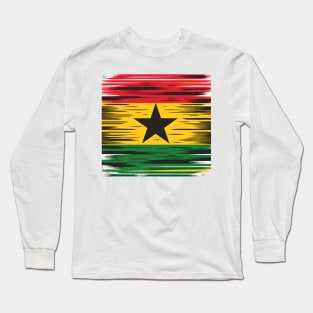 Ghana Flag Long Sleeve T-Shirt